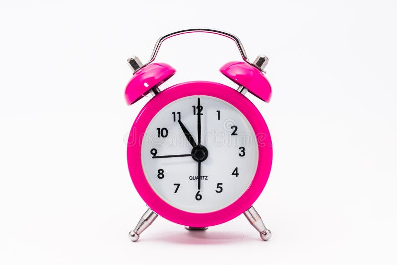 Pink Vintage Clock stock photo. Image of vintage, decorationa 56622512