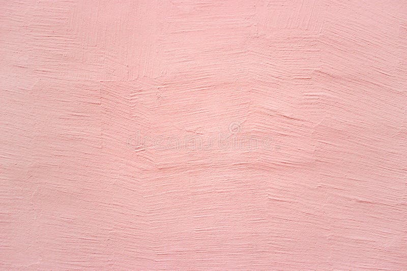 Pink Wall, Texture Plaster, Concrete Surface As a Background Stock