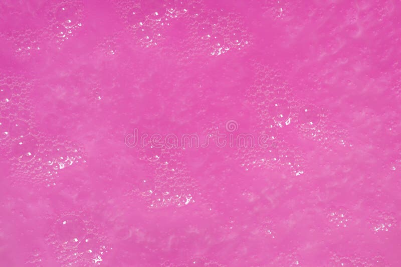 Pink Washing Liquid with Bubbles Stock Photo Image of aqua, bright