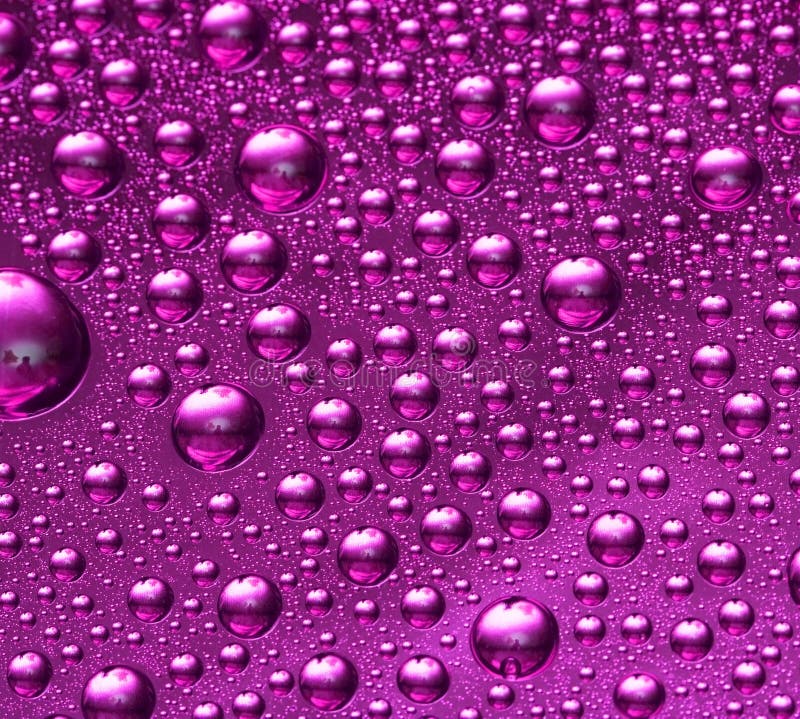 Pink Water Drop For Background Picture. Image 4286228