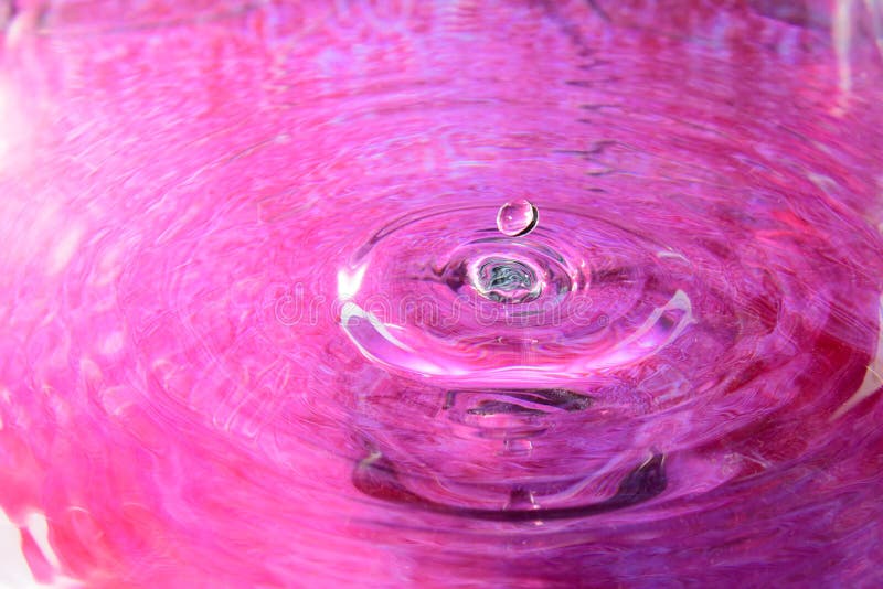 Pink water reflection stock image. Image of pure, closeup 54573303