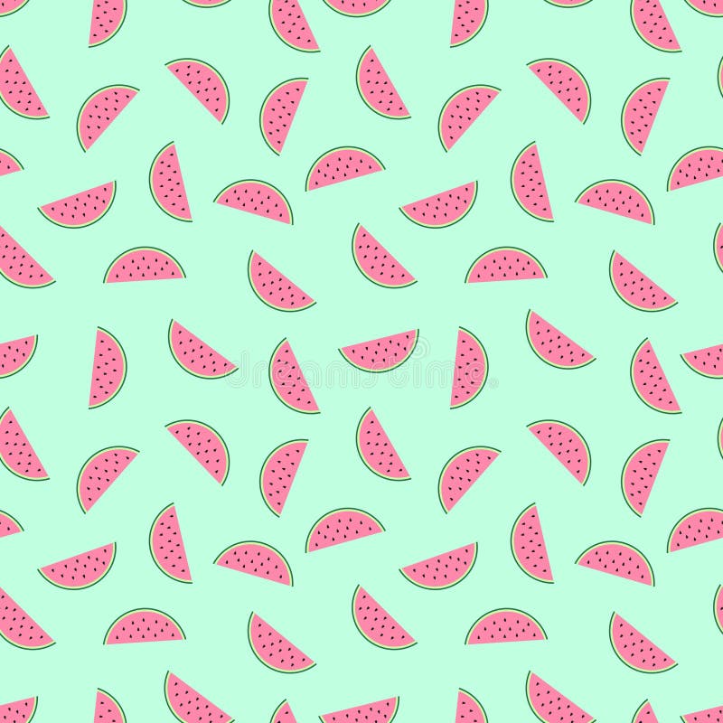 Mint green wallpaper with cute snake Royalty Free Vector