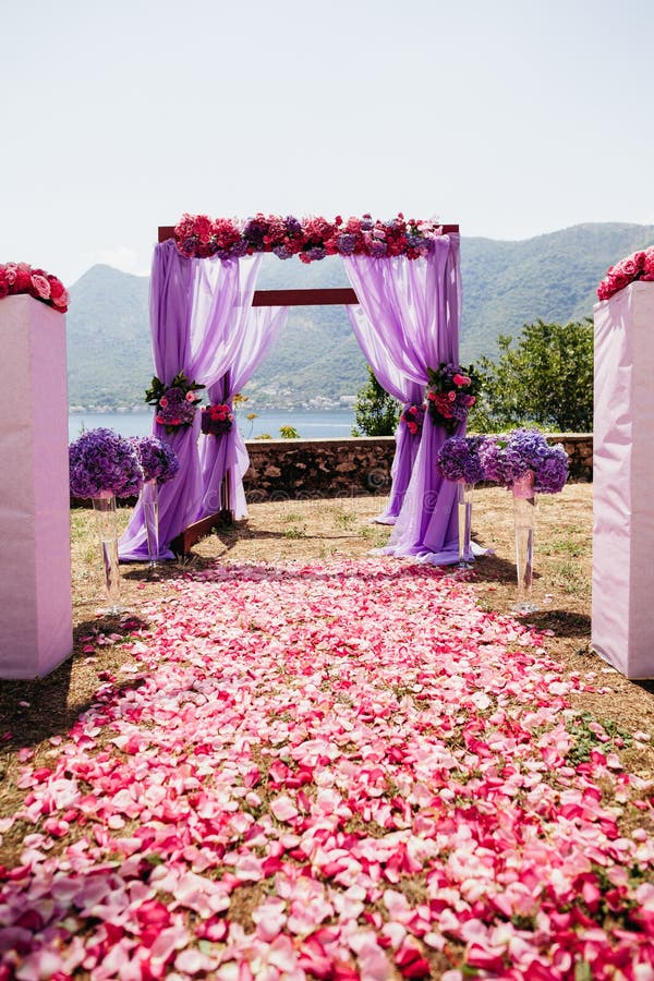 pink flower arch pink flower arch