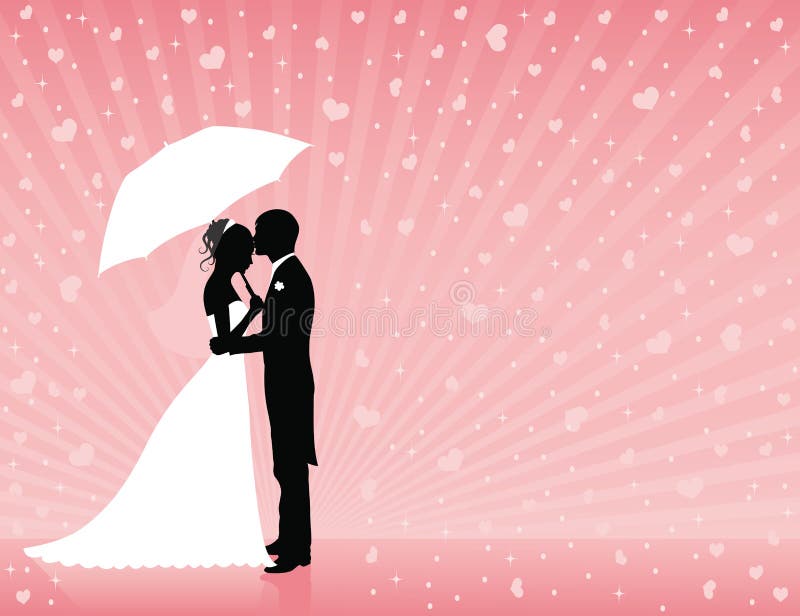 Pink wedding background.