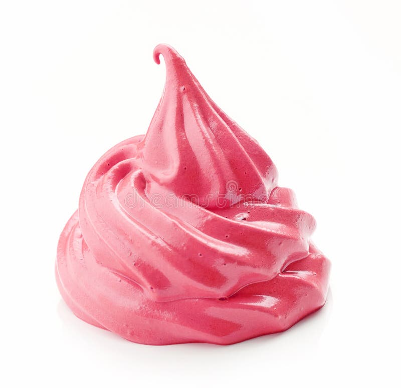 Pink whipped cream stock photo. Image of ingredient 242442242