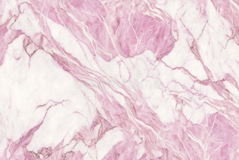 Pink and White Marble Background. Generative Ai Stock Illustration