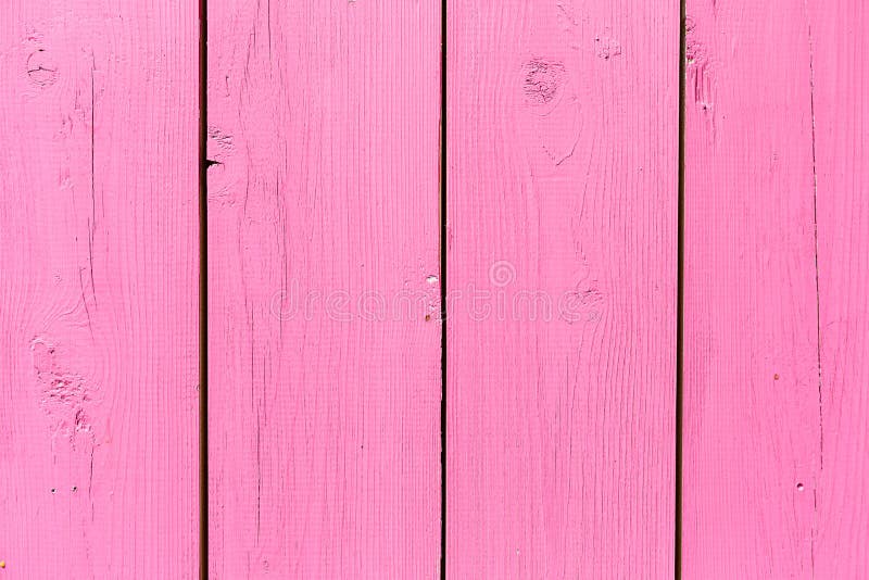 Pink Wooden Background Composed of Vertical Boards Pastel Pattern Base