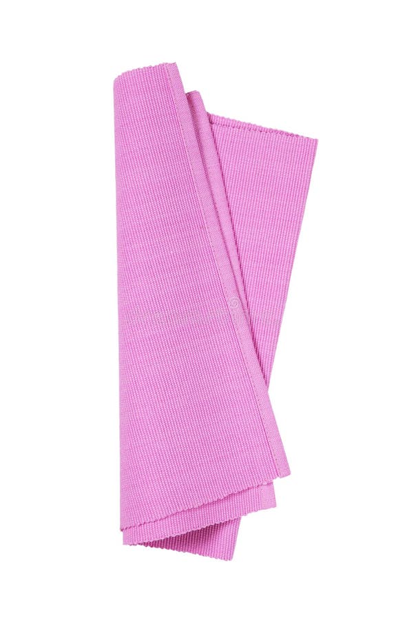 Pink woven cotton placemat stock image. Image of ribbed 171579029