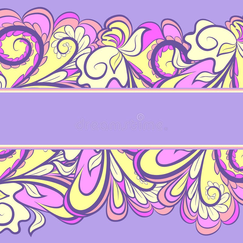 Pink-yellow Border