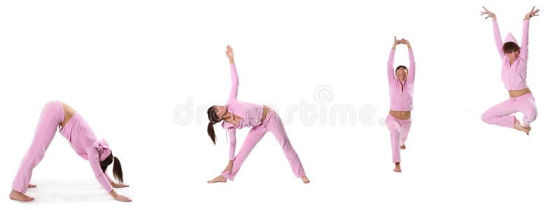 Pink yoga