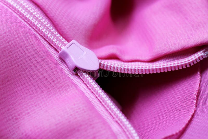 Pink Zipper stock image. Image of tailor, clear, metaphor - 5614213