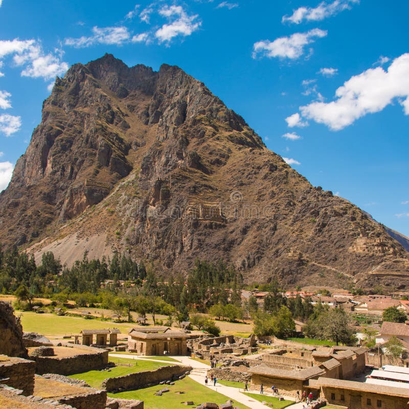 Pinkuylluna, archaeological site at Ollantaytambo, Urubamba, Cuzco. Pinkuylluna, archaeological site at Ollantaytambo, Urubamba, Cuzco