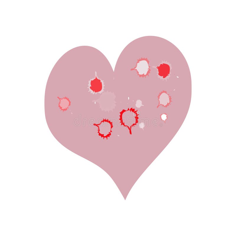 Pinky Funky Heart ilustración del vector Pinky Funky Heart ilustración del vector