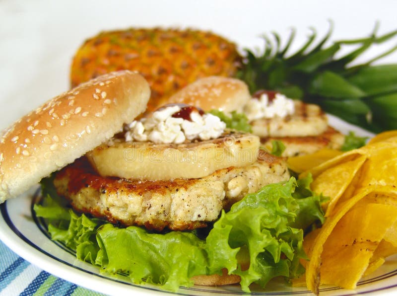 Pinneapple burger