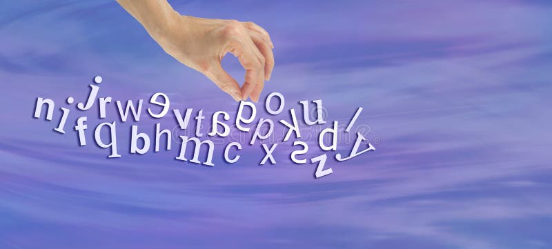 Pinpointing Dyslexia Website Banner royalty free stock images Pinpointing Dyslexia Website Banner royalty free stock images