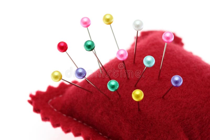 Pins and pincushion