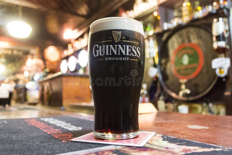 Pint Of Guinness Beer Stock Photo - Download Image Now - Guinness