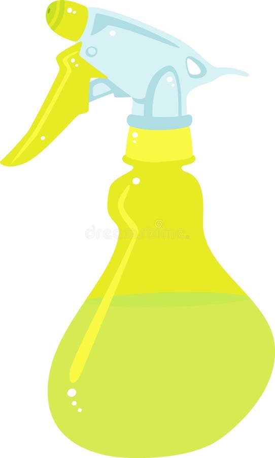 Pinte (con vaporizador) la botella ilustración del vector Pinte (con vaporizador) la botella ilustración del vector