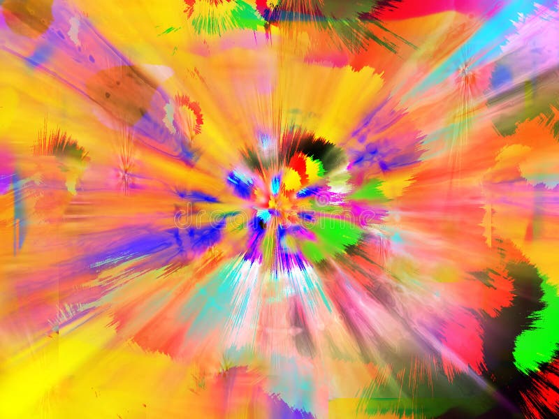 Pinte a explosão do Splatter fotos de stock