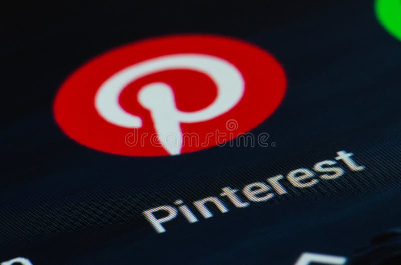 Pinterest app editorial photography. Image of sign, device - 138649722