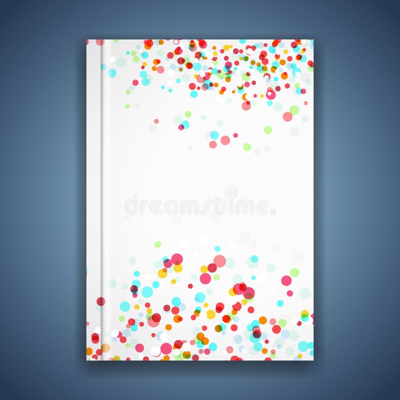 A pintura brilhante chapinha o molde da disposição do dobrador ilustração royalty free A pintura brilhante chapinha o molde da disposição do dobrador ilustração royalty free