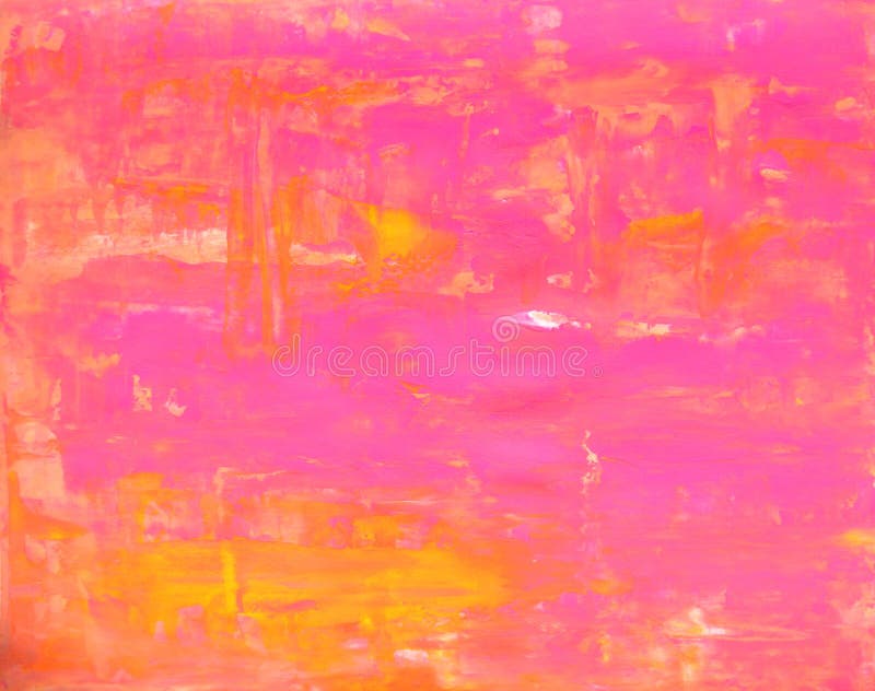 Pintura cor-de-rosa e alaranjada da arte abstracta imagem de stock royalty free Pintura cor-de-rosa e alaranjada da arte abstracta imagem de stock royalty free