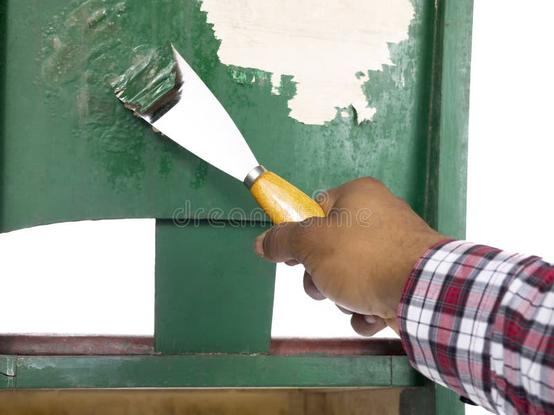 Pintura da casca do homem fotos de stock Pintura da casca do homem fotos de stock