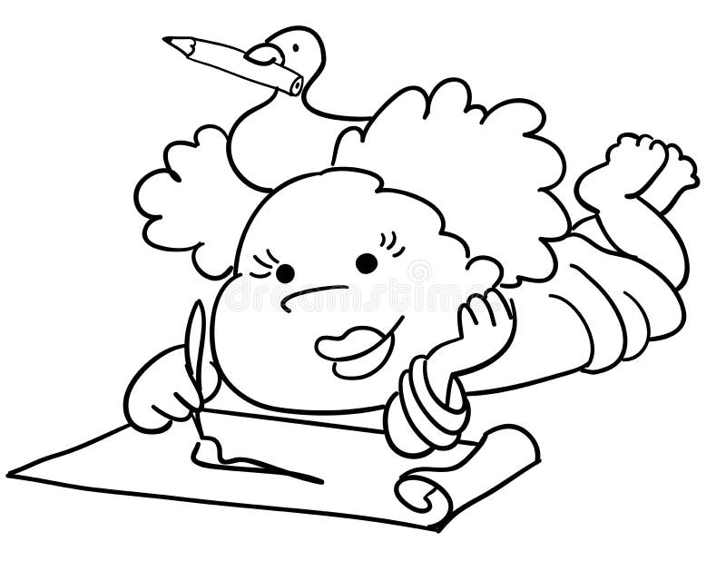 Pintura del niño libre illustration Pintura del niño libre illustration