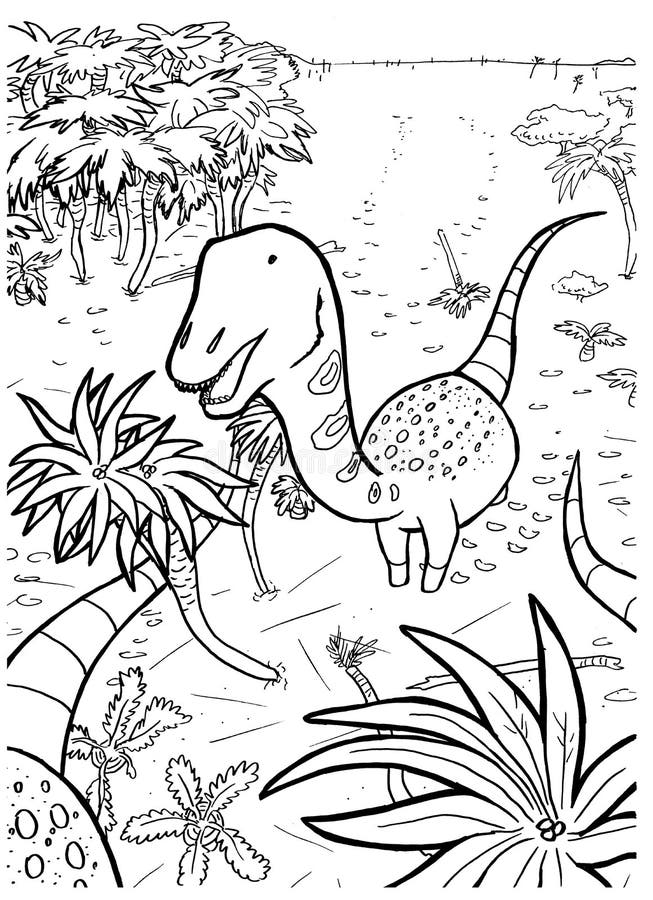 Desenho De Livro Colorir Dinossauro Dos Desenhos Animados Tinta