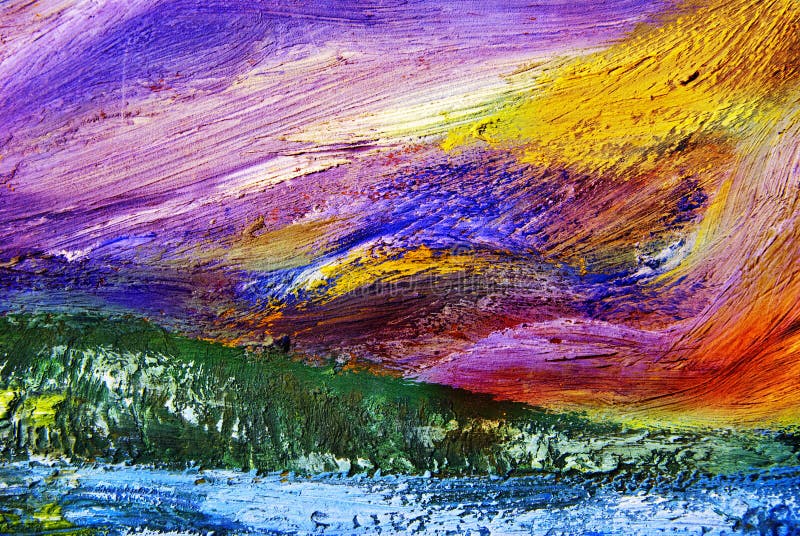 Pintura a óleo abstrata imagem de stock royalty free Pintura a óleo abstrata imagem de stock royalty free