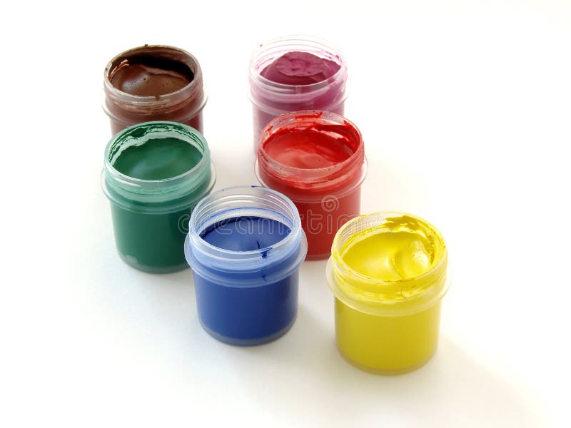 Tintas de aguarela imagem de stock