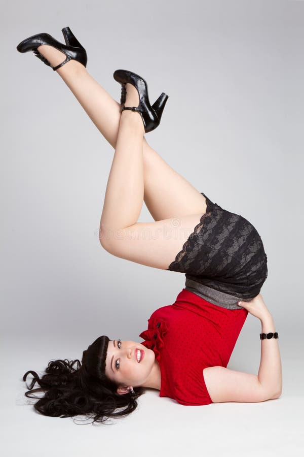Pinup Girl royalty free stock image