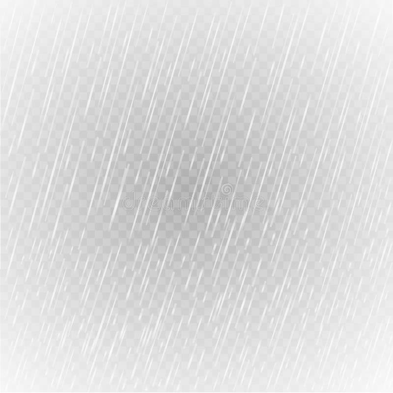 Pioggia realistica Puro, gocce dell'acqua pulita PIOGGIA DELL'ACQUA Illustrazione di vettore illustrazione vettoriale Pioggia realistica Puro, gocce dell'acqua pulita PIOGGIA DELL'ACQUA Illustrazione di vettore illustrazione vettoriale