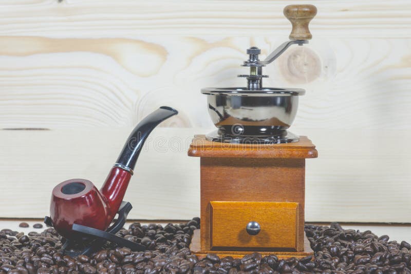 Pipe and coffee stock photo. Image of passion, coffee 18492560