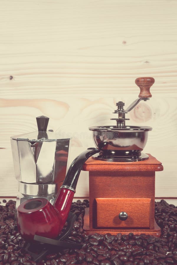 Pipe and coffee stock photo. Image of passion, coffee 18492560