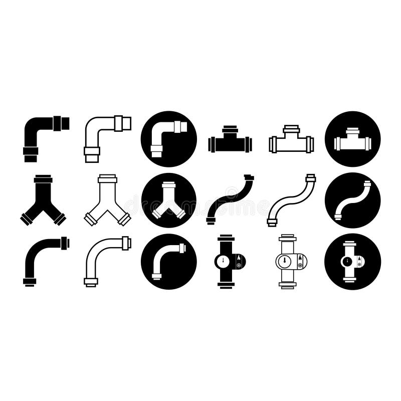 Pipe Fitting Logo Stock Illustrations 516 Pipe Fitting Logo Stock
