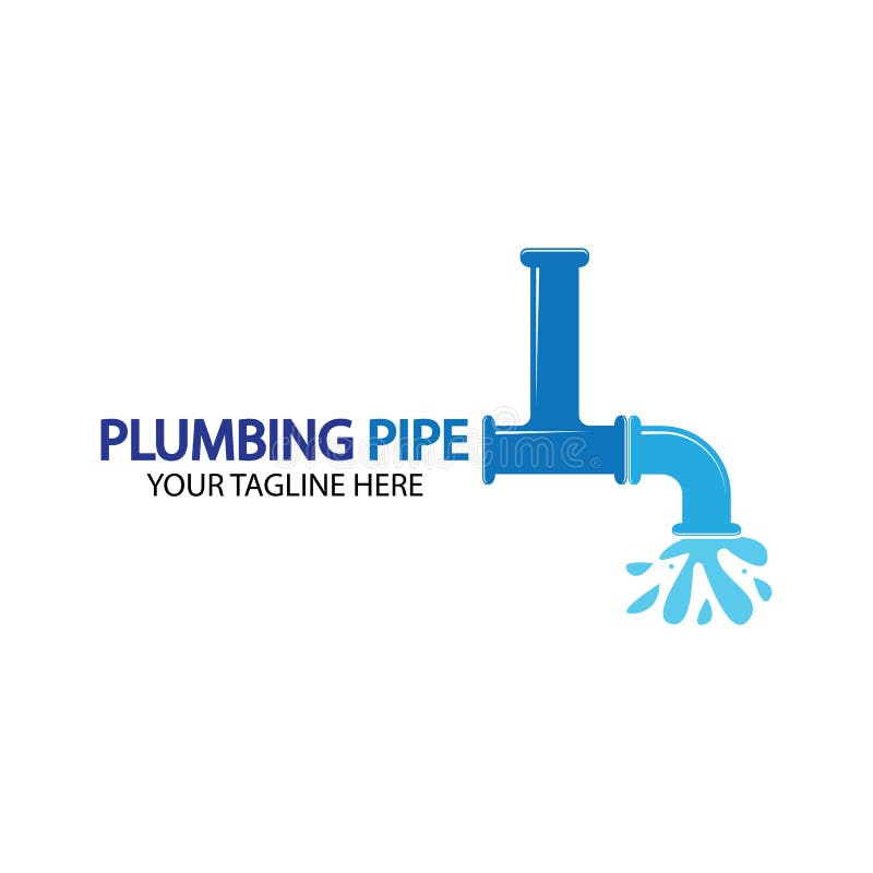 Pipe Plumbing Logo Vector Design Template,Plumbing Logo Vector Design