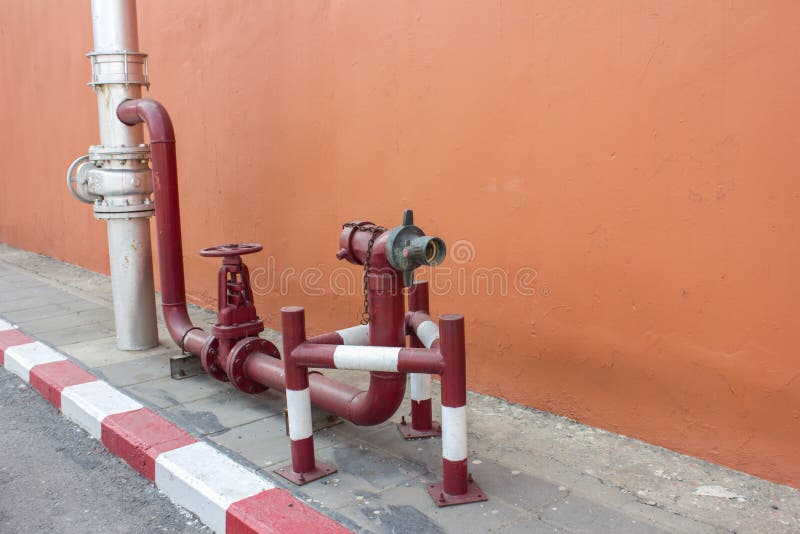 Pipe water emergency stock photo. Image of hose, grass 33907298