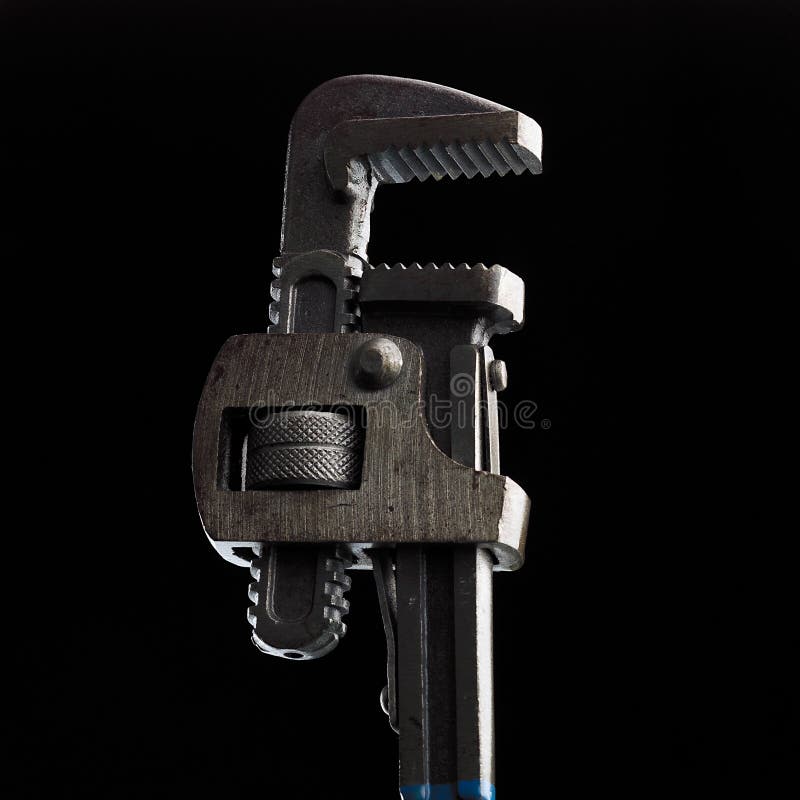 Pipe wrench stock photo. Image of strong, mechanical 22276798