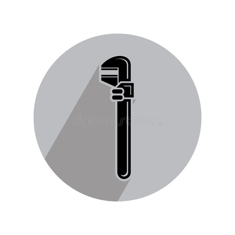 Pipe Wrench Vector Stock Illustration - Download Image Now