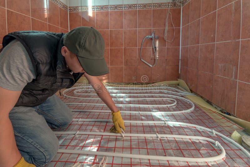 Pipefitter royalty free stock photos