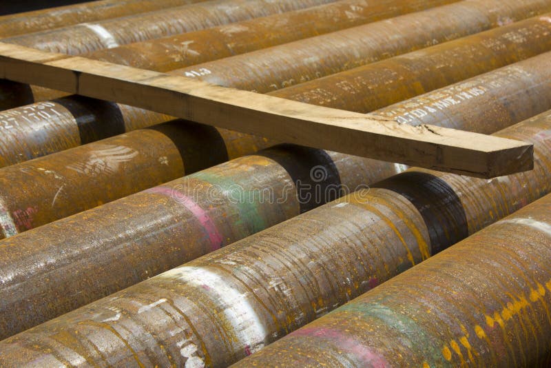 Pipes for natural gas drilling royalty free stock photos Pipes for natural gas drilling royalty free stock photos
