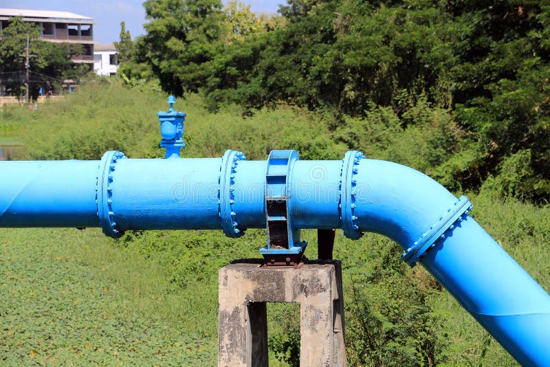 Pipes water supply stock image. Image of plumbing, force 62745959