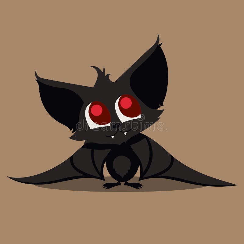 Pipistrello sveglio di Halloween illustrazione di stock Pipistrello sveglio di Halloween illustrazione di stock