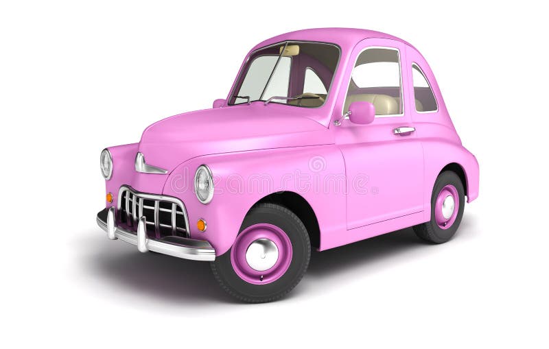 Pique el coche de la historieta libre illustration Pique el coche de la historieta libre illustration