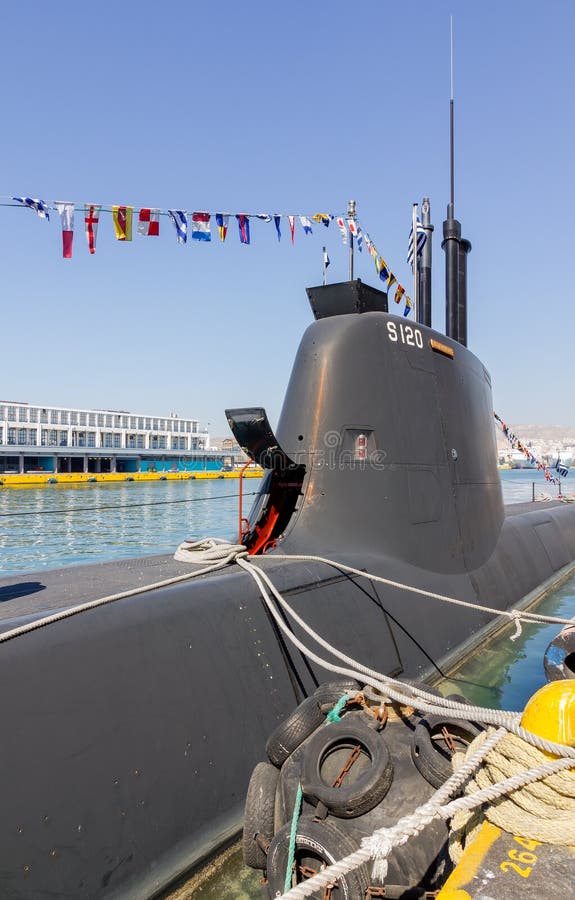 Type 214 submarine S-120 editorial stock image. Image of naval - 30048044