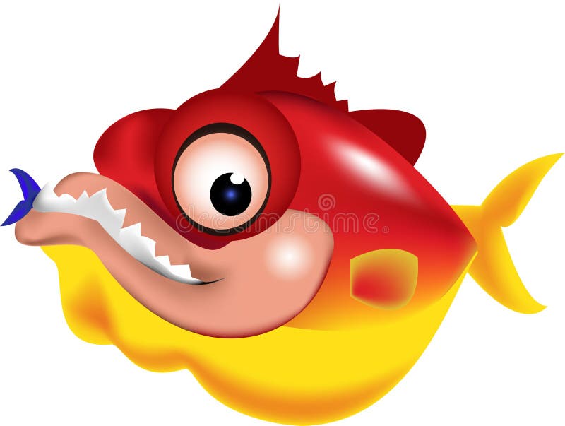 Piranha illustration vector illustration