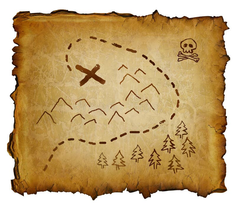 Pirata Skarbu Mapa