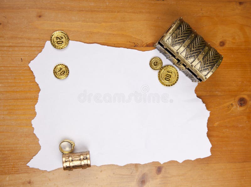 pirate blank map with treasure stock image image of mystery