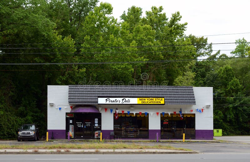 Pirate`s Deli, Restaurant in Greenville, North Carolina Editorial